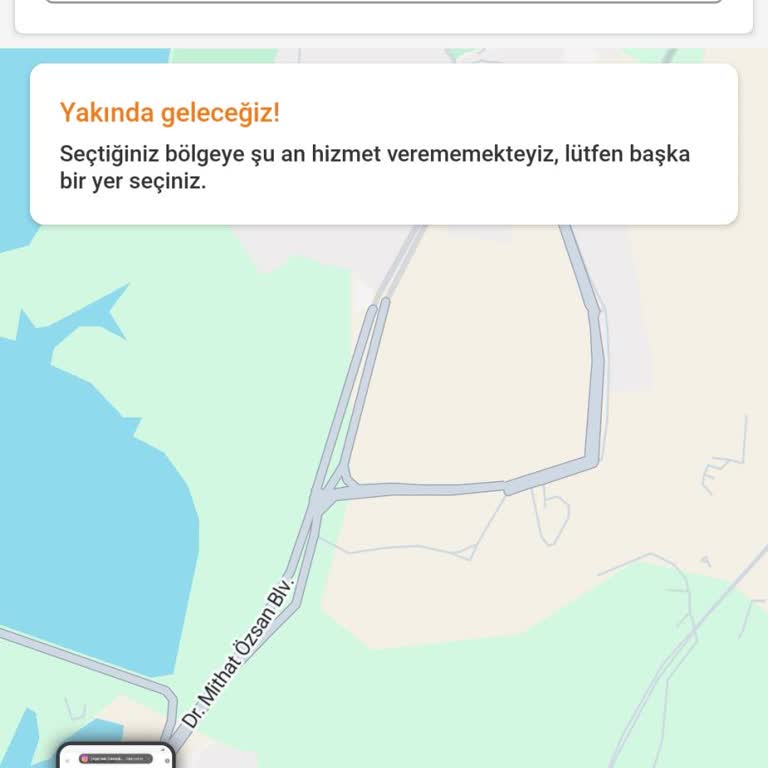 Adana Sarıçam’da Gel Al Noktası Seçilemiyor, Sipariş Veremiyorum