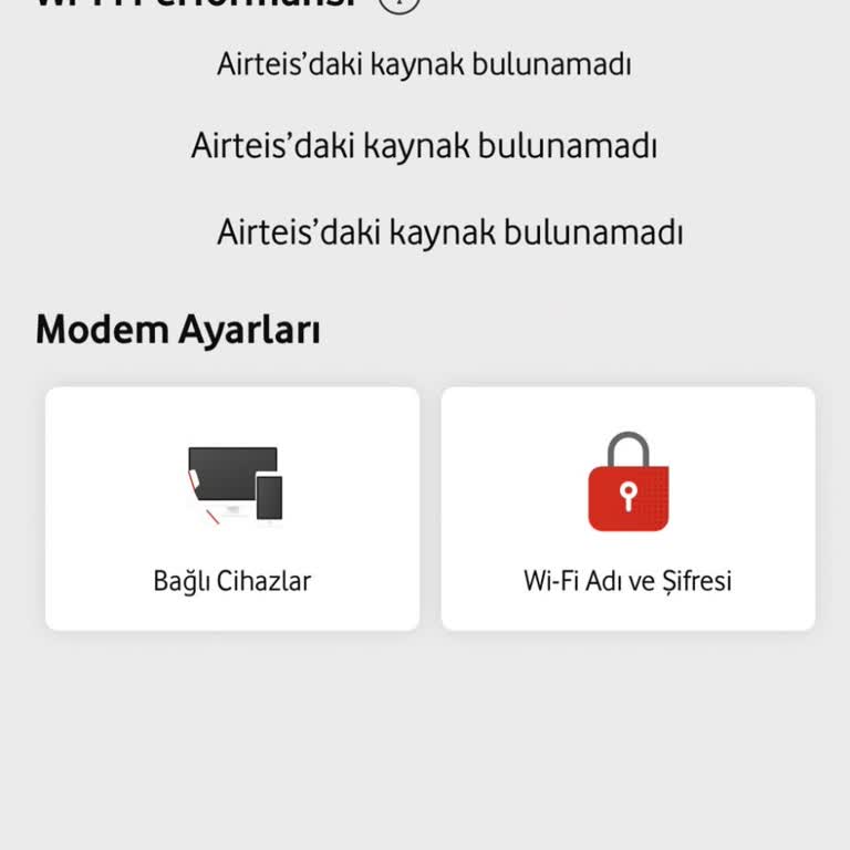 Vodafone Net Wi‑Fi Asistanı Pasif, Çözüm Bekliyoruz