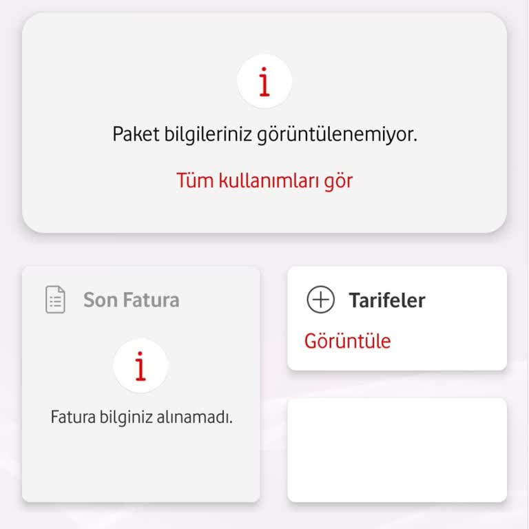 Uygulama Sorunları Ve Bildirimsiz Ek Paket Ücretleri Nedeniyle Haksız Ücretlendirme