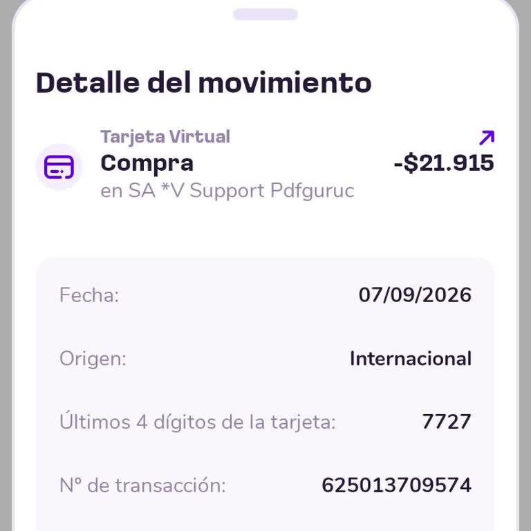 Cobro automático en tarjeta digital, pido cancelación y reembolso a PDF Guru