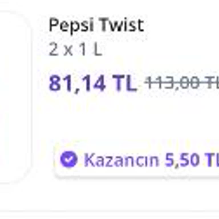 Siparişimde Eksik Pepsi Twist Ve Geri Ödeme Reddine Karşı Şikayet
