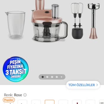 Fakir MR. Chef Quadro Blender Setimde Çırpma İşlevi Çalışmıyor Yedek Parça İstiyorum