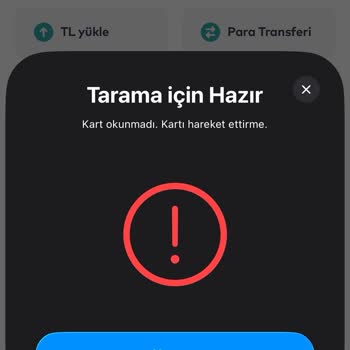 İstanbulkart Mobil Uygulamasında NFC Bakiye Yükleme Sorunu Ve Müşteri Hizmetleri İletişim Eksikliği