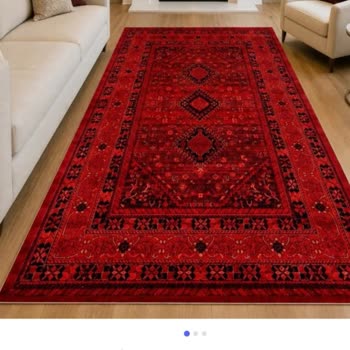Kırmızı Afgan Halı Yerine Soluk Kiremit Rengi Ve Bulanık Desenli Ürün Gönderildi, İade Reddi