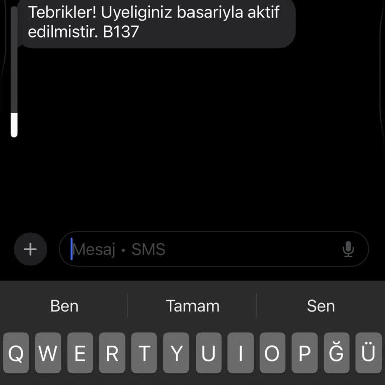 İzinsiz Authentify SMS'leri Ve Üyelik Aktivasyonu