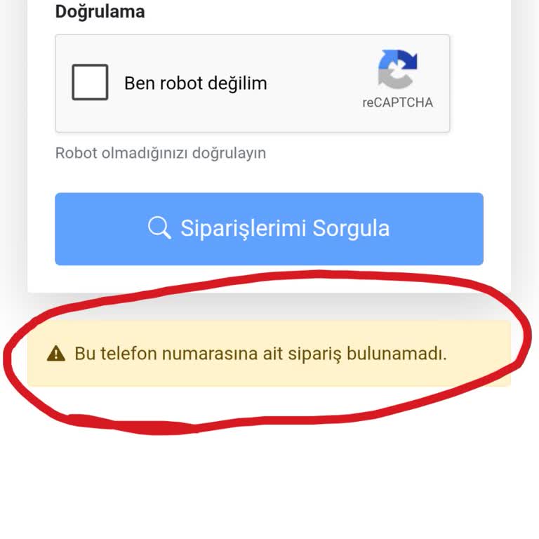 Siparişim Sistemde Yok, Ürün Gelmedi Ve İade Alamıyorum