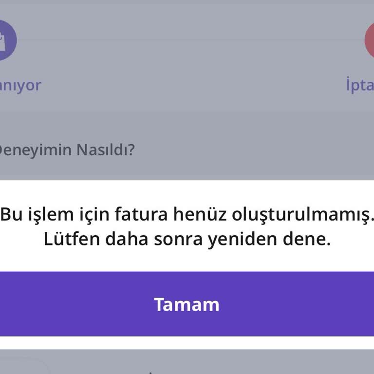 Getir Büyük Uygulamasında İptal Edilen Siparişin İadesi Gerçekleşmedi