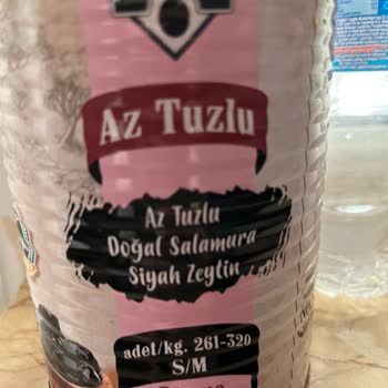 Az Tuzlu Zeytin Aşırı Tuzlu, Ham Ve Paslı Tenekede Sağlık Riski İade Talebi