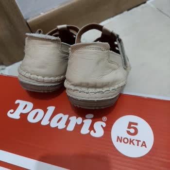 Polaris Kadın Deri Sandaletinde Hızlı Topuk Göçmesi Ve Yetkisiz Red