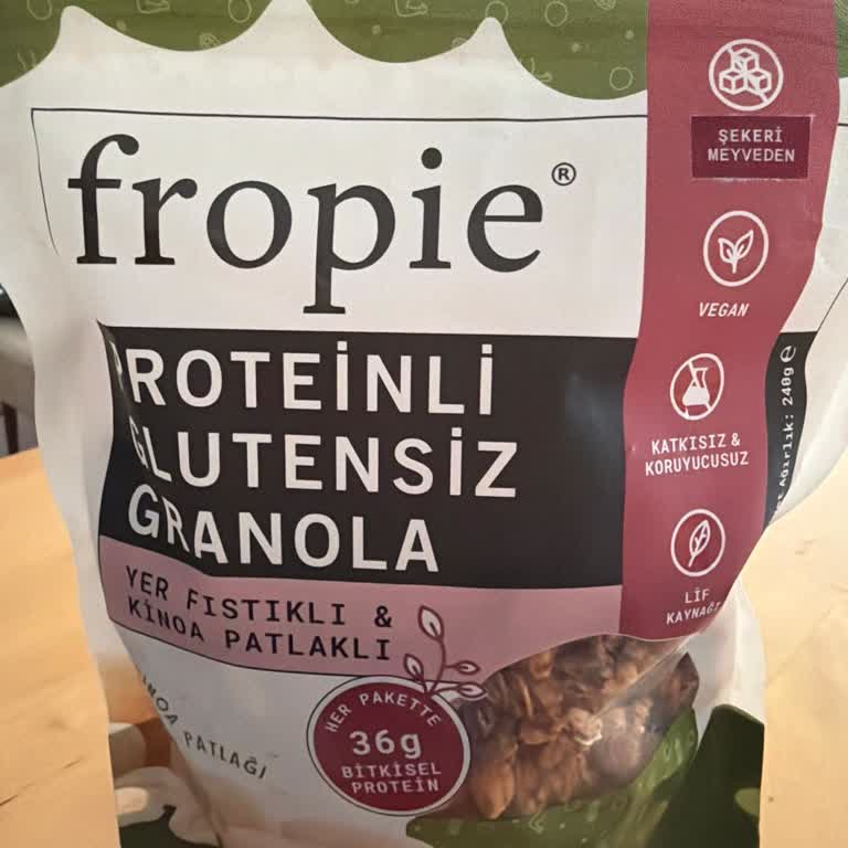 Fropie Granola Ürünün Bozuk Çıkması Ve Güvenim Azaldı