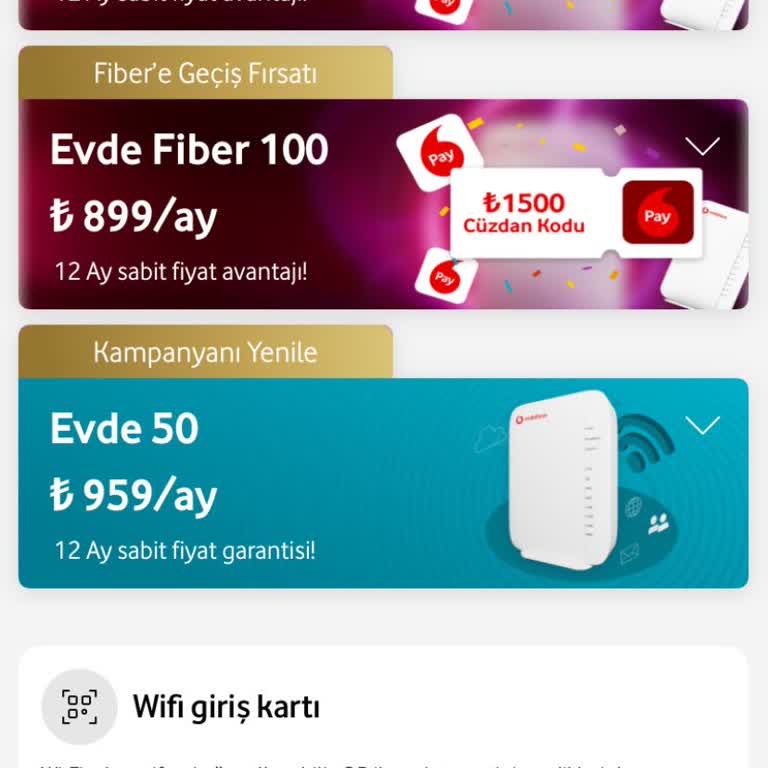Vodafone Evde 50 Paketi İçin %65 Fahiş Zam