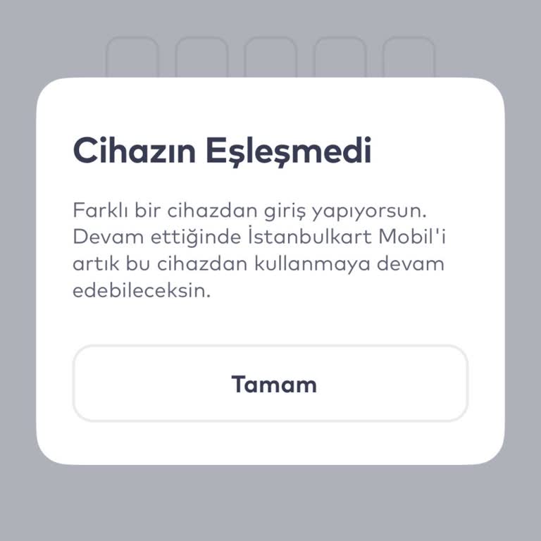 İPhone 13'te İstanbulkart Uygulaması Cihaz Eşleşme Sorunu