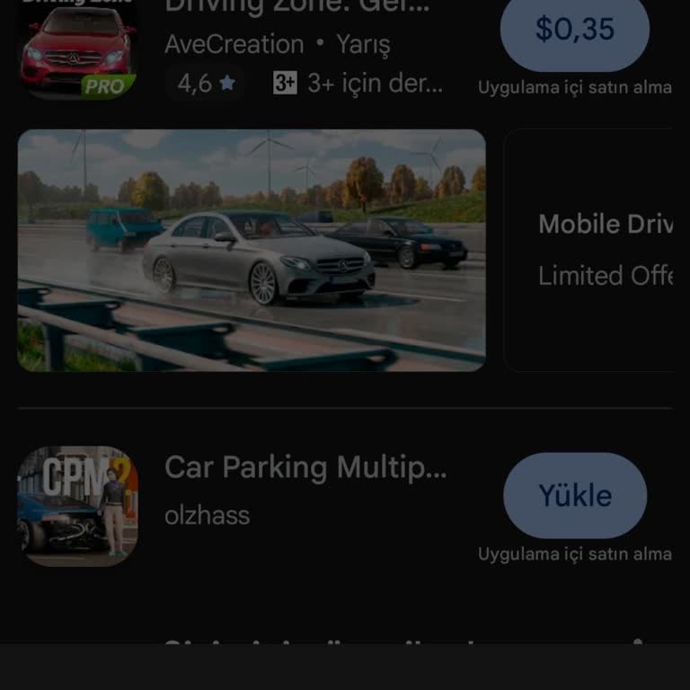 Honor 400 Lite'de Car Parking 2 Oyununu Yükleyememe Sorunu
