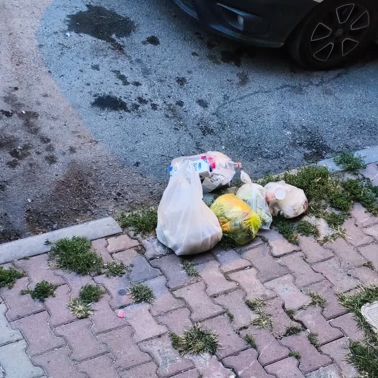 Karşı Binadan Çöp Dökülmesi Çevre Kirliliği Ve Kötü Koku Oluşturuyor