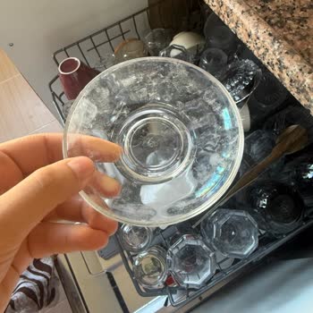 Asperox Sparx Diamond Kapsül Cam Bardak Ve Metal Kaşıklarda Çizik Ve Leke Bıraktı