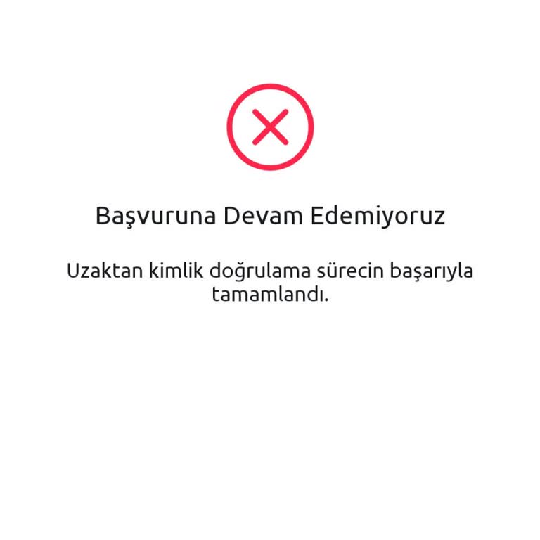 Video Görüşme Sonrası Başvuru İlerlemedi