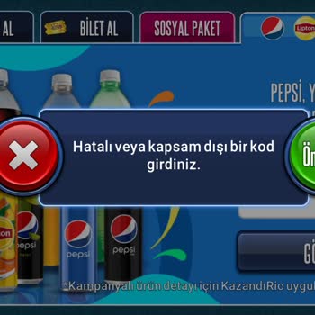 Pepsi Kampanya Kodu Geçersiz, 101 Okey Plus’ta Kullanılamıyor