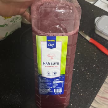 Metro Market’te Bozuk Nar Suyu İçin İade Talebi