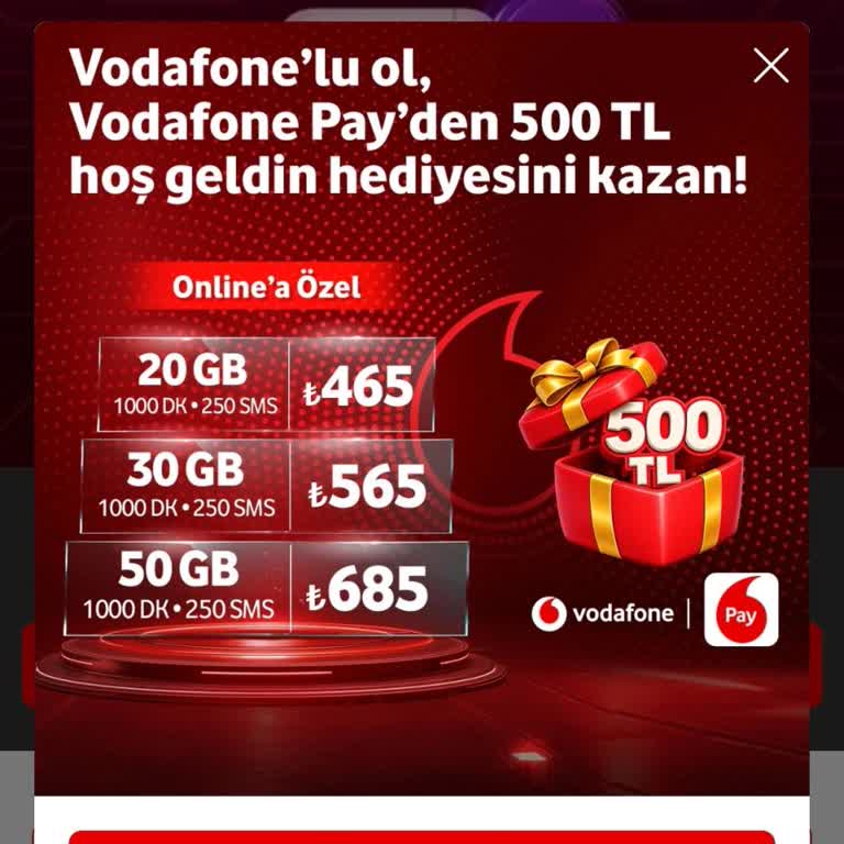 Vodafone Pay Hoş Geldin Hediyesi Hesaba Yansımadı