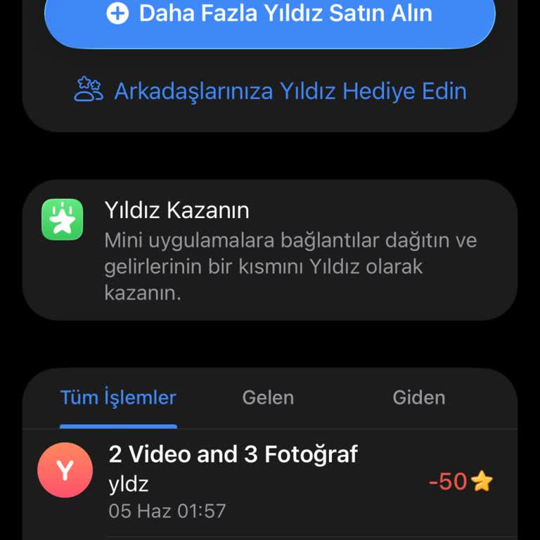 Ödenen 400 TL’ye Karşı Telegram Yıldızları Gelmedi