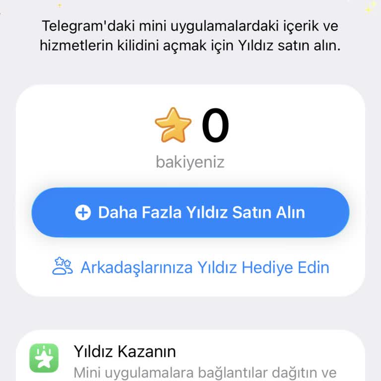 Telegram Yıldızları Satın Alındı Ama Hesaba Yüklenmedi