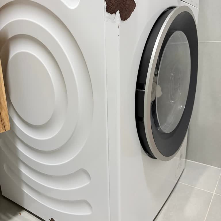 Bosch Çamaşır Makinesinde Kısa Sürede Paslanma Ve Boya Çözülmesi Üretim Kusuru