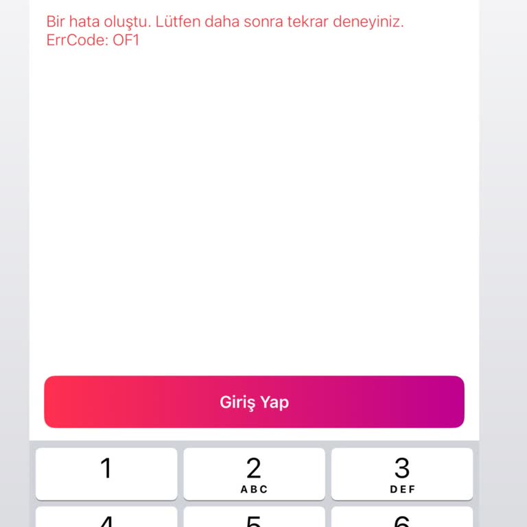 Gardrops Uygulamasına Giriş Yapamama Sorunu