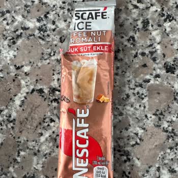 Nescafe Ice Coffee Nut Aromalı Üründe Erimeme Ve Pütür Pütür Kalan Kıvam Sorunu