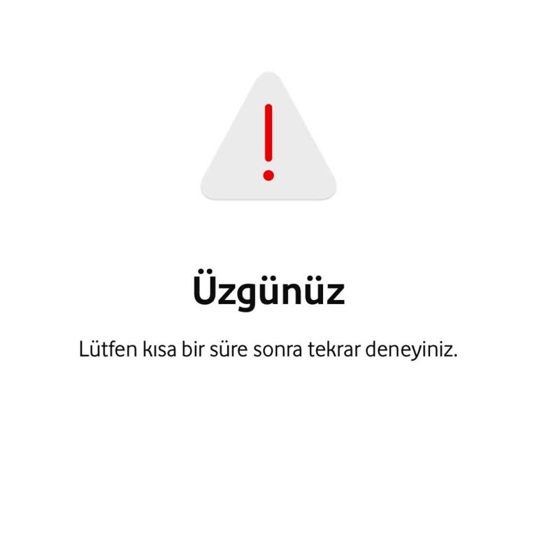 Sistemsel Hata Nedeniyle Faturalı Tarife Teklifi Gelmiyor