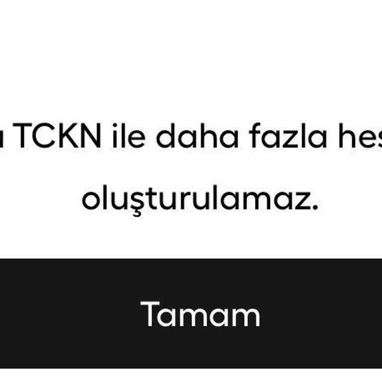 T.C. Kimlik Numarasıyla Giriş Engeli Ve Hesabın Yeniden Aktifleştirilmesi Talebi