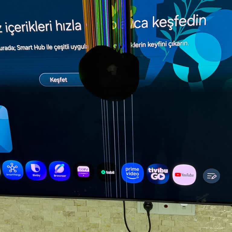 Hafif Çarpma Sonrası Samsung TV Ekranının Aşırı Tamir Ücreti