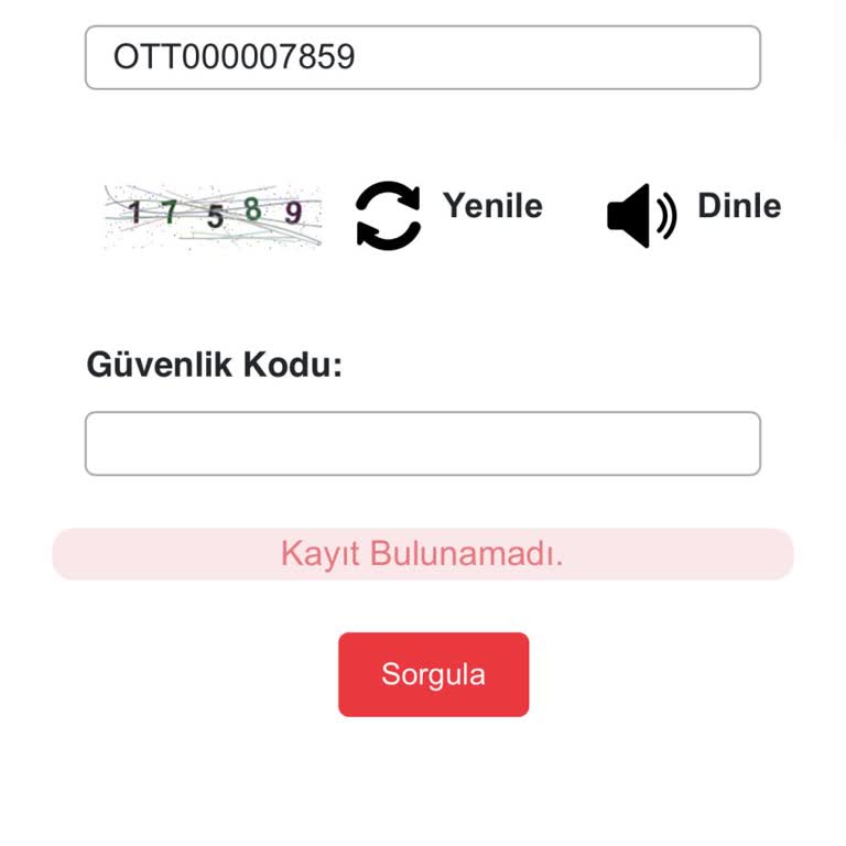 Geçersiz Takip Numarası Ve Cevapsız İletişim Şikayeti