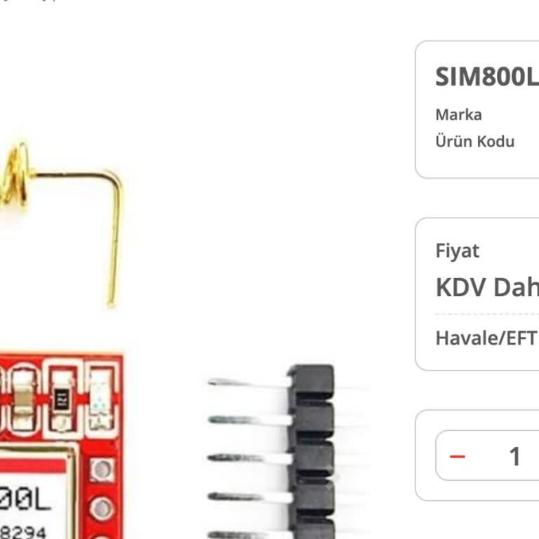 Robotistan’da SIM800L Çip Fiyatı %267 Artarak 1.957 TL’ye Yükseldi