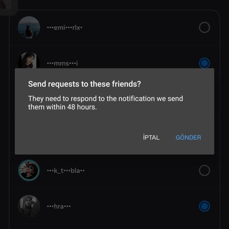Instagram Girişimde Kod Talep Döngüsü Sorunu