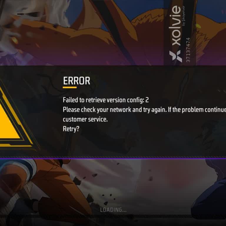 Free Fire MAX “Failed to Retrieve Version Config 2” Error – Fix Request