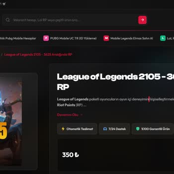 Satın Alınan RP Aralığına Uymayan 460 RP Yüklemesi Ve Çözüm Talebi