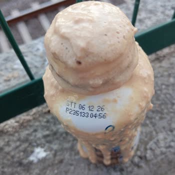 Migros Göztepe'de Kahveli Protein Süt Patlaması Ve Temizlik Sorunu