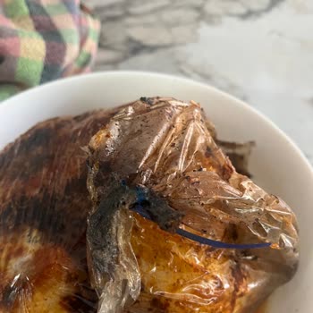 Fırın Torbası Eridi, Yemeği Kirletti