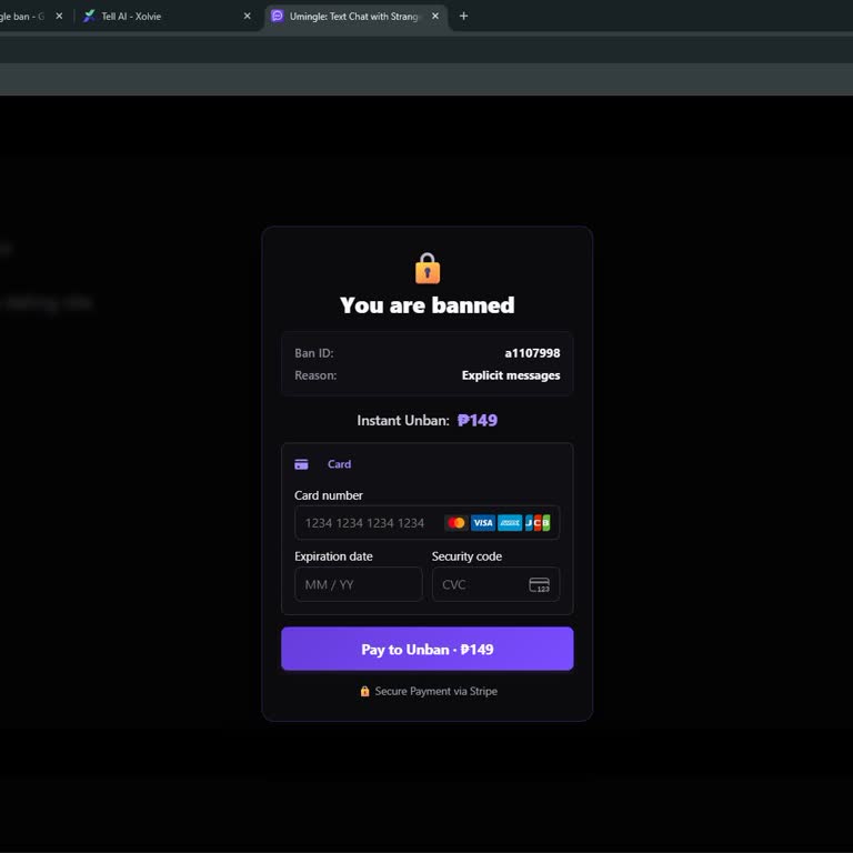 Umingle “Explicit Messages” Ban