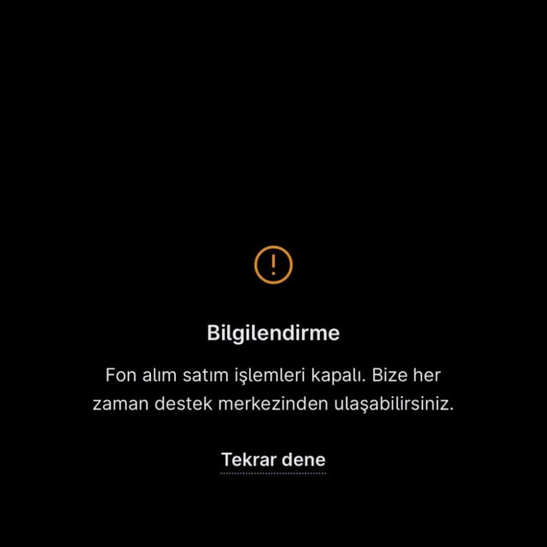 Midas Uygulamasında Tek Taraflı Fon İşlem Kapatma Ve Zorunlu Tasfiye