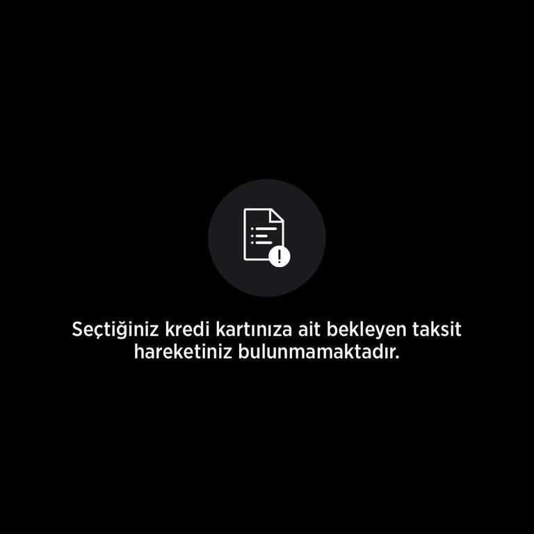 Taksitli İşlemler Ve İadeler Yeni Kartta Görünmüyor