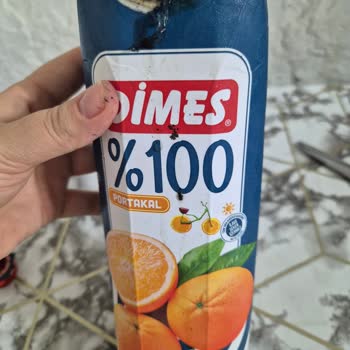 Dimes Portakal Suyu Ambalajında Küf Ve Sağlık Riski
