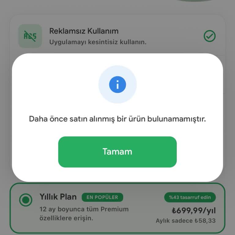 Süresiz Premium Üyeliğim Tek Taraflı İptal Edildi Ve Yeniden Ücret Talep Ediliyor