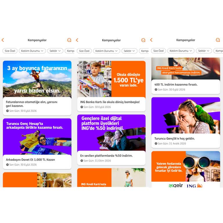 ING Bonus Kartımda Kampanyalar Görünmüyor Ve Bonuslar Hesaba Yansımıyor