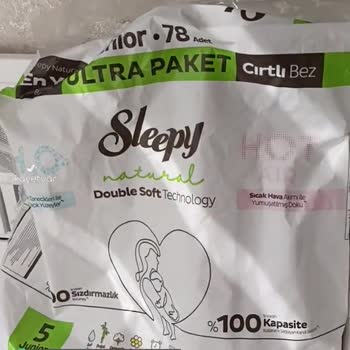 Sleepy Paketin Serisi Yeni İçindeki Bez Eski