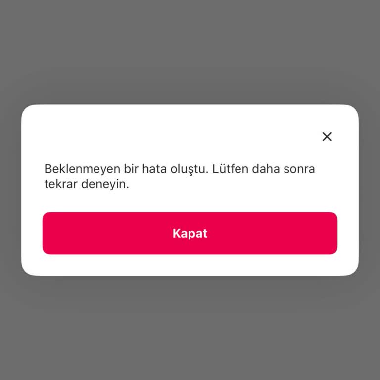 Yemeksepeti Uygulamasında Sipariş İptal Edildiği Bildirilirken Ücret İadesi Yapılmadı