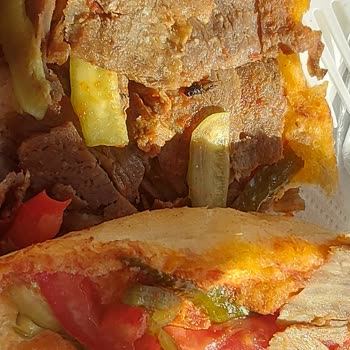 İmrendim Döner Ekmeğin İçinde Gözle Çok Net Şekilde Görülebilen Yanmış Bir Sinek Olduğunu Fark Ettim