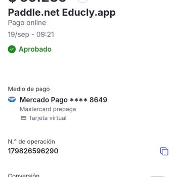 Suscripción cobrada después de solicitar la baja, exijo devolución a Educly