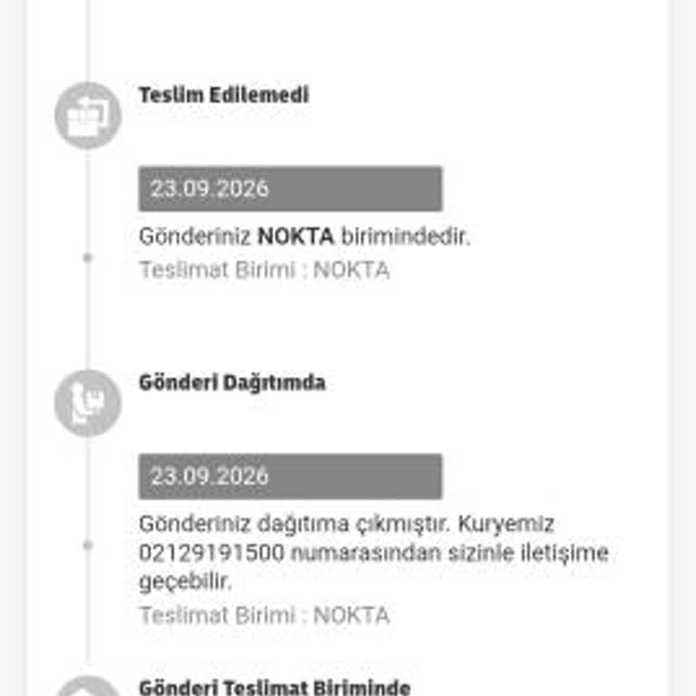 DHL Kargomun Dağıtıma Çıktığı Gösterilmesi Ve Teslim Edilememesi