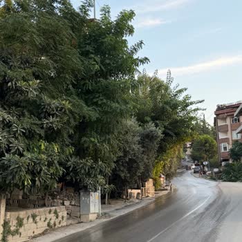 Hatay Büyükşehir Belediyesi Sümerler Mahallesi Dursuniye Caddesi’nde Asfalt Çatlağından Atık Su